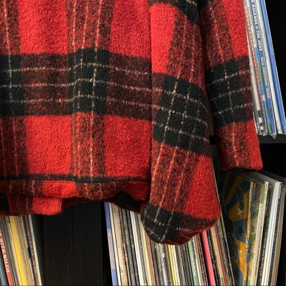 💥HOST PICK💥🪵Vintage Lumberjack Women’s Plaid/Flannel Wool Jacket / Peacoat🪵 - Picture 8 of 13